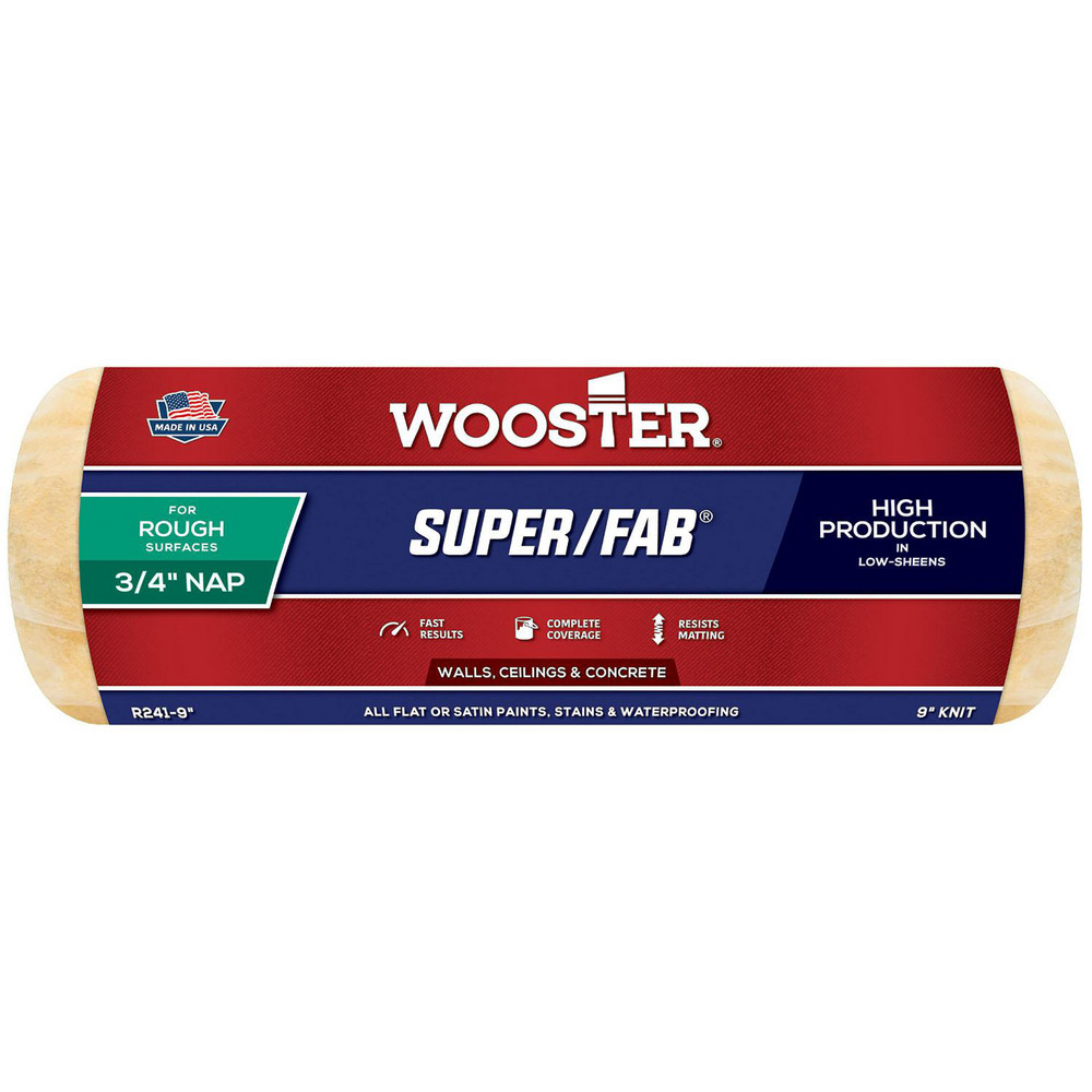 Wooster Brush Paint Roller Cover: 1/2" Nap, 9" Wide - R740-9