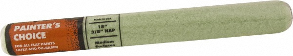 Wooster Brush Paint Roller Cover: 3/8" Nap, 18" Wide - R275-18