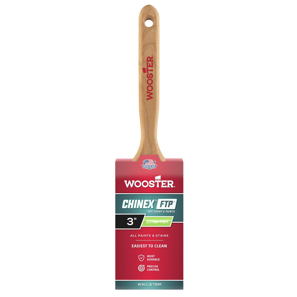 Wooster Brush Paint Brush: 3" Wide, Synthetic - 4410-3