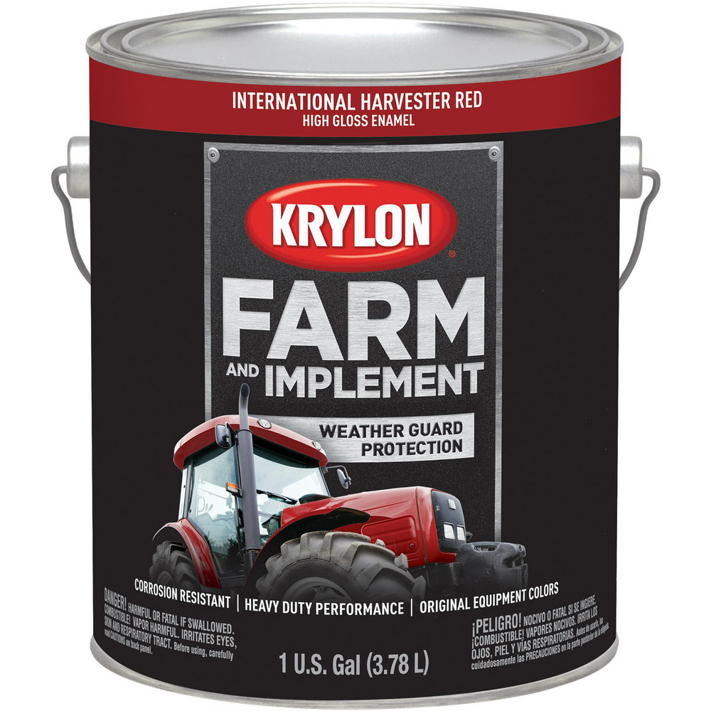 Krylon Brush-On Paint: 1 gal, High-Gloss Finish, Ford Blue - K01967008