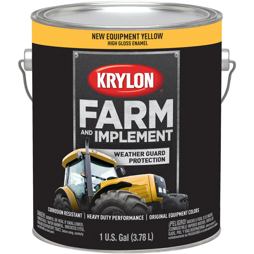 Krylon Brush-On Paint: 1 gal, High-Gloss Finish, Ford Blue - K01967008