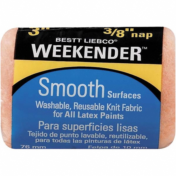 Bestt-Liebco Paint Roller Cover: 3/8" Nap, 3" Wide - 507038300