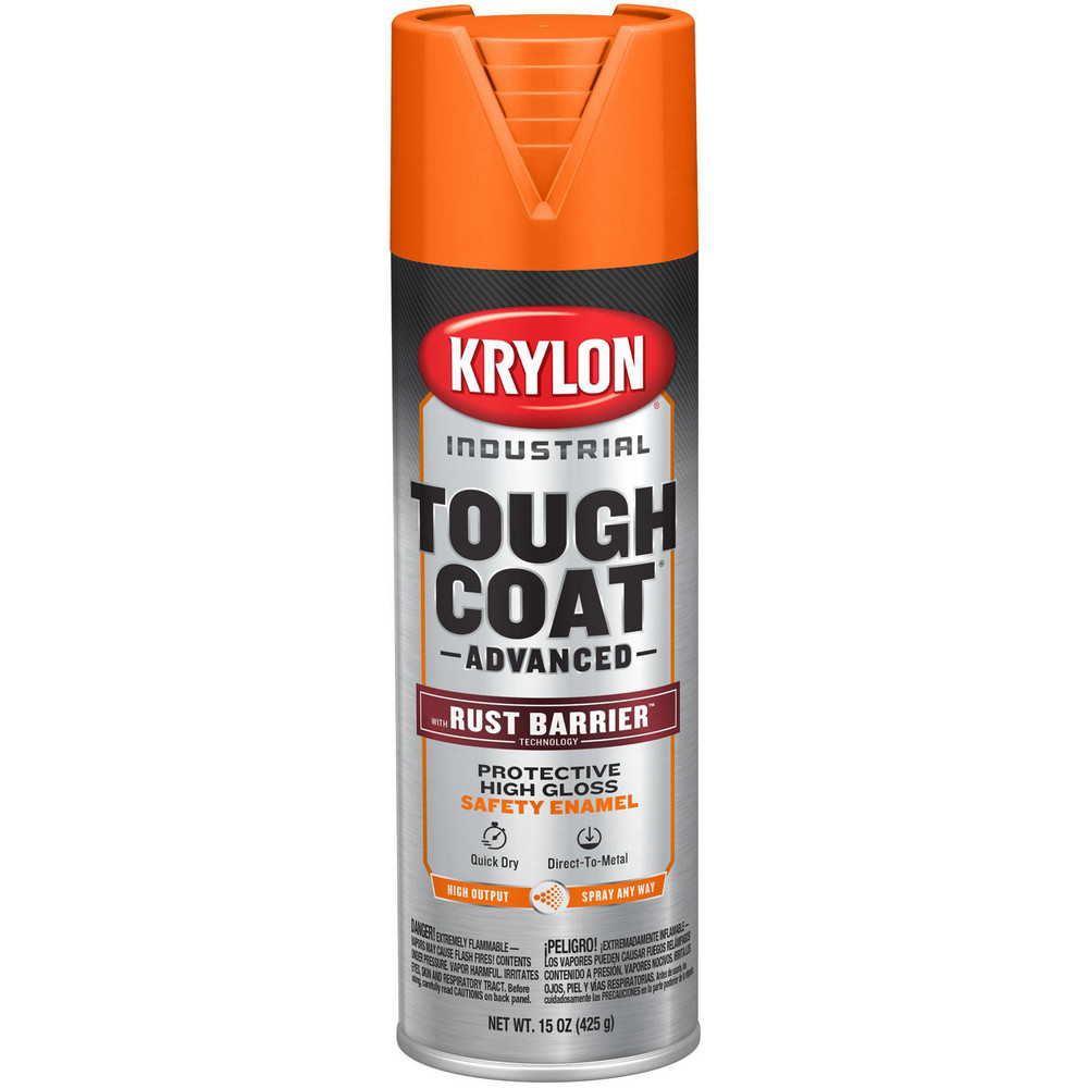 Krylon Spray Paint: Gray, Gloss, 15 oz Net Fill, Rust-Preventive Acrylic Alkyd Enamel - K00839008
