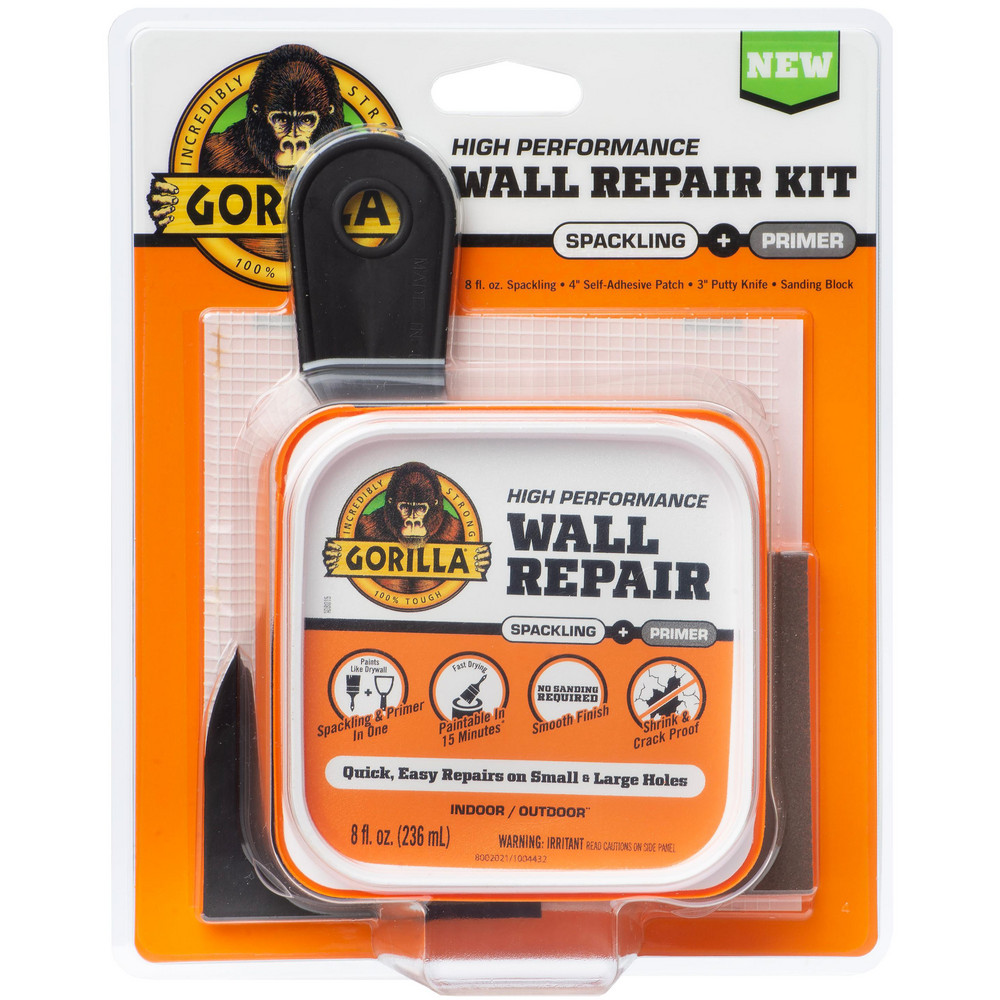Gorilla Glue Drywall & Hard Surface Compounds: Wood Repair, Natural, 8 oz, Tub - 107084