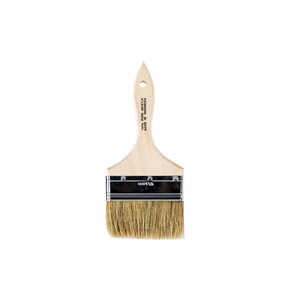 Weiler Paint Brush:  4" Wide, Polypropylene,  Synthetic Bristle - 40141