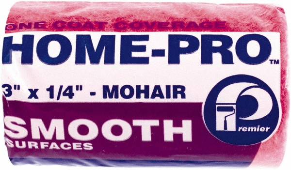 Premier Paint Roller Paint Roller Cover: 1/4" Nap, 3" Wide - 333-M