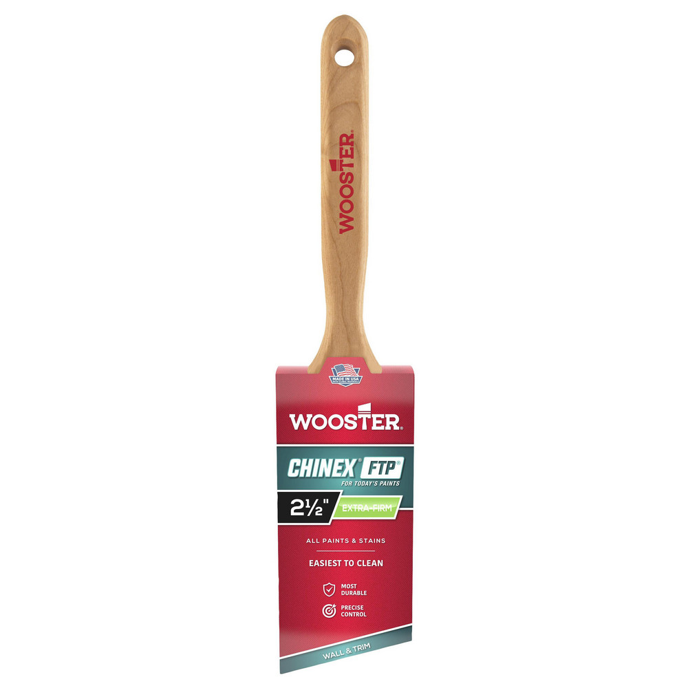 Wooster Brush Paint Brush: 2-1/2" Wide, Synthetic - 4424-2 1/2