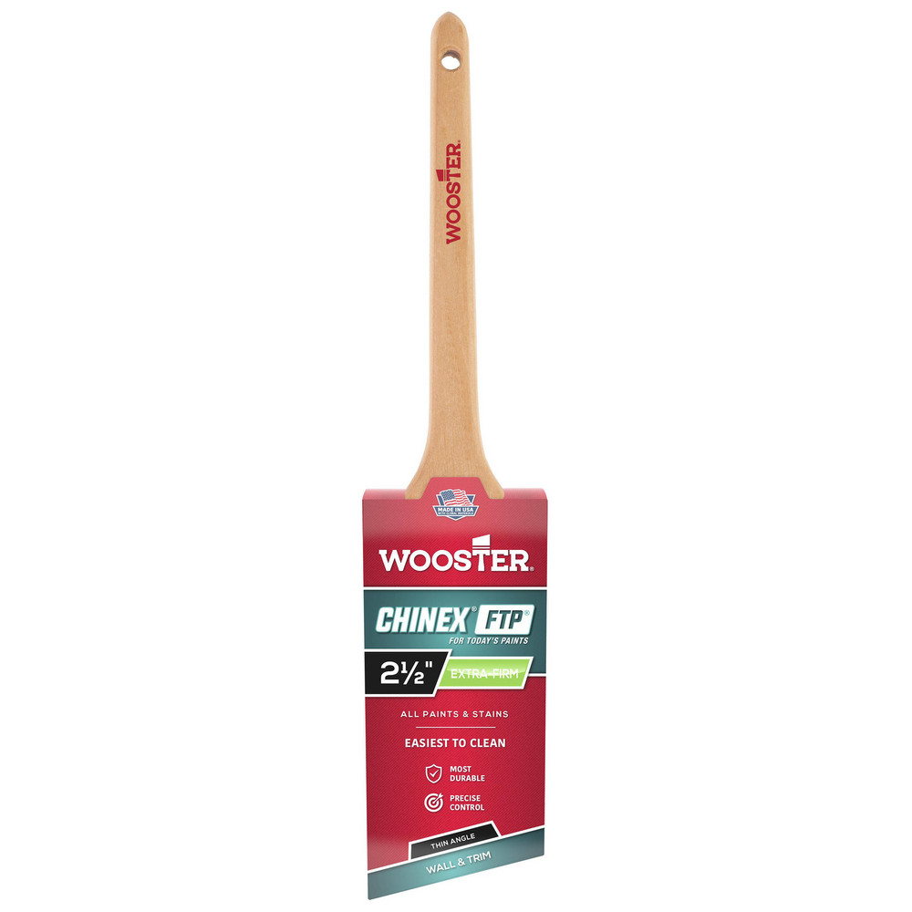 Wooster Brush Paint Brush: 2-1/2" Wide, Synthetic - 4424-2 1/2