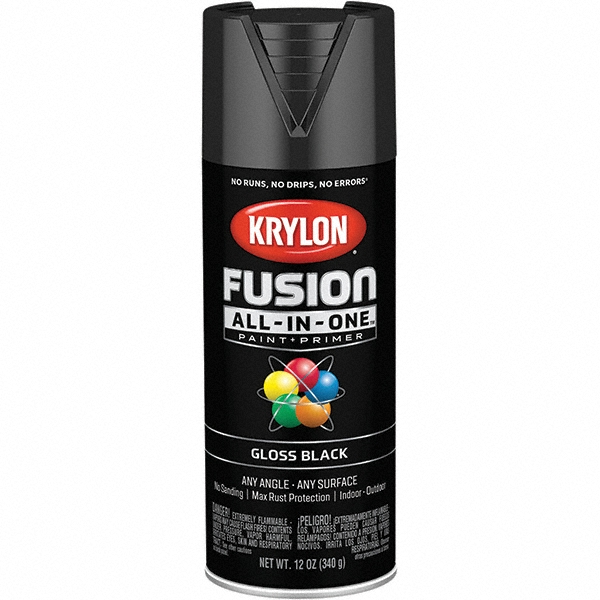Krylon Spray Paint: Clear, Satin, 11 oz Net Fill, Acrylic Enamel - K05562007