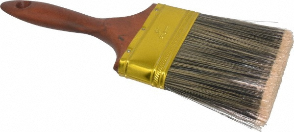 Purdy Paint Brush: 3" Wide, Synthetic, Synthetic Bristle - 144380330