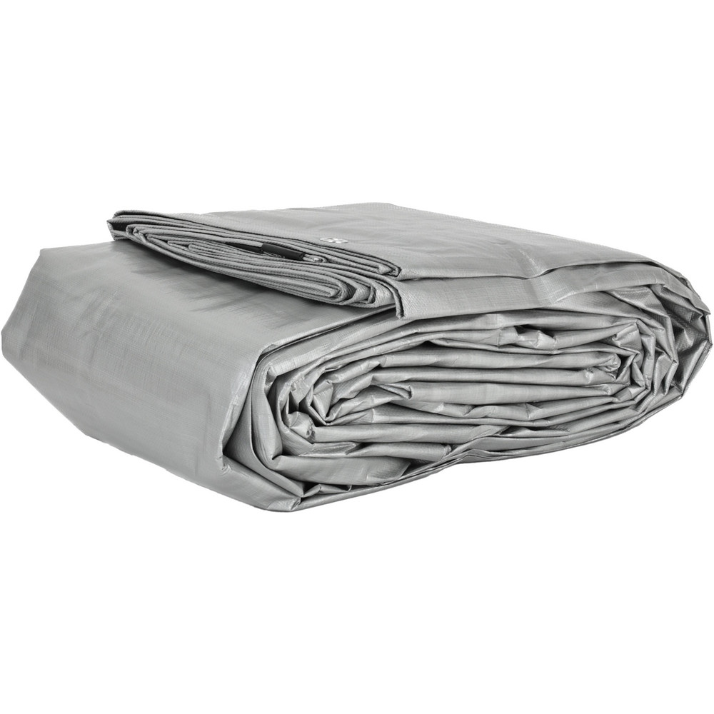 Value Collection 12/18OZ 8X10' TAN REGULAR CANVAS TARP - TCR12010010-TAN
