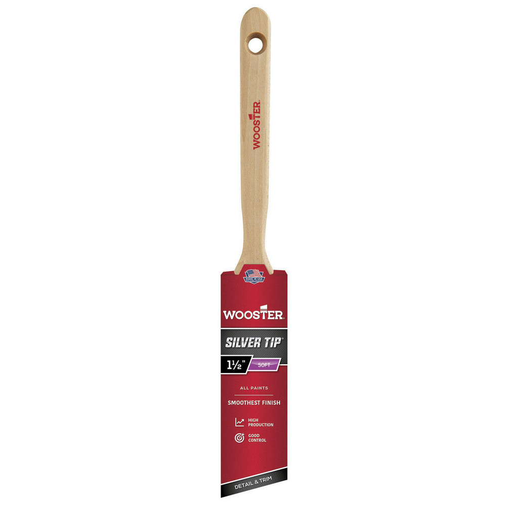 Wooster Brush Paint Brush: 1-1/2" Wide, Synthetic - 4410-1-1/2
