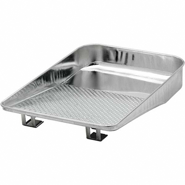Weiler Paint Trays & Liners: Paint Roller Tray, Paint Roller Tray, Metal, 2.000 qt, 2.000 qt, 2.000 qt, 9 - 49010