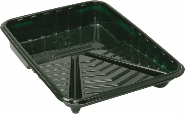 Weiler Paint Trays & Liners: Paint Roller Tray, Paint Roller Tray, Metal, 2.000 qt, 2.000 qt, 2.000 qt, 9 - 49010