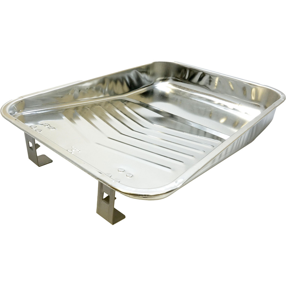 Weiler Paint Trays & Liners: Paint Roller Tray, Paint Roller Tray, Metal, 2.000 qt, 2.000 qt, 2.000 qt, 9 - 49010