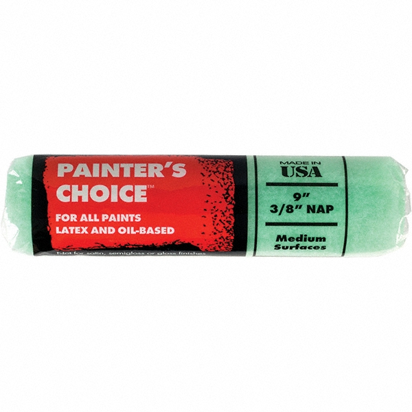 Rubberset Paint Roller Cover: 3/8" Nap, 9" Wide - 110268910