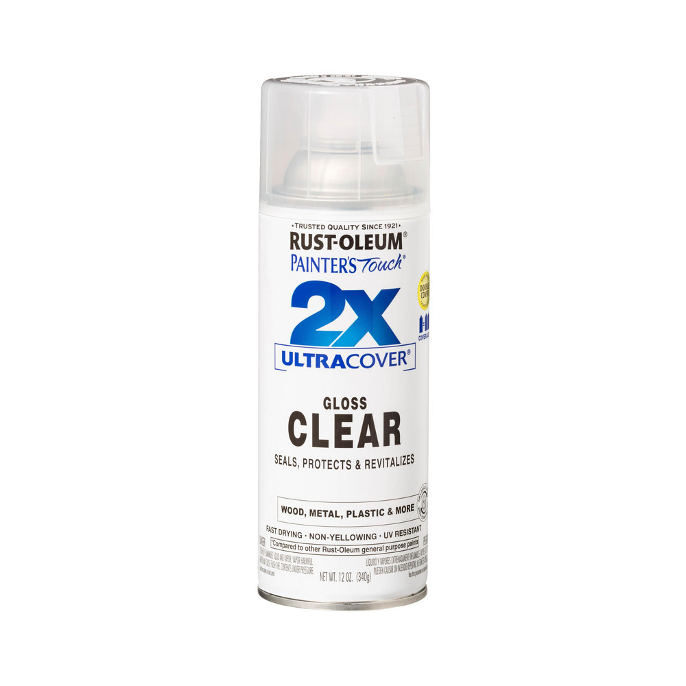 Krylon Acrylic Coating Spray Paint: Crystal Clear, Gloss, 16 oz - K01305007