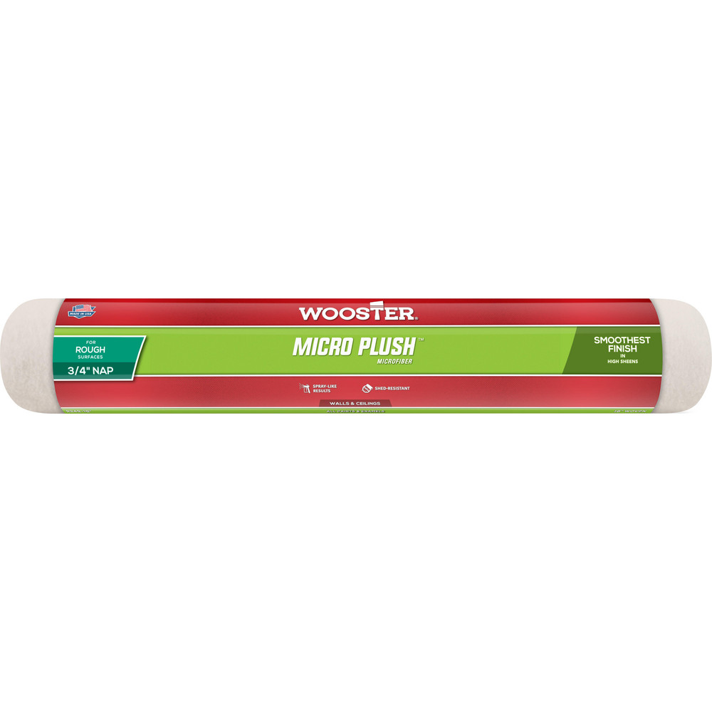 Wooster Brush Paint Roller Cover: 3/4" Nap, 18" Wide - R249-18