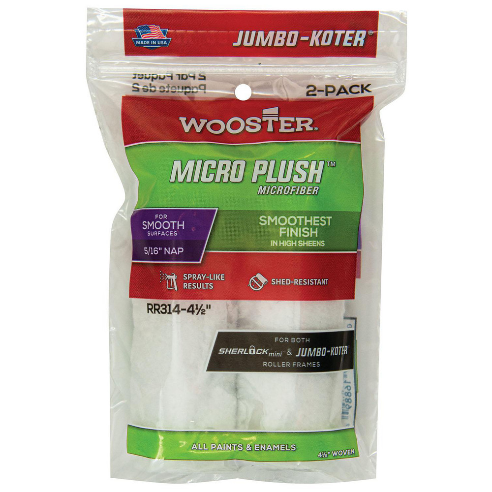 Wooster Brush Paint Roller Cover: 3/4" Nap, 18" Wide - R249-18