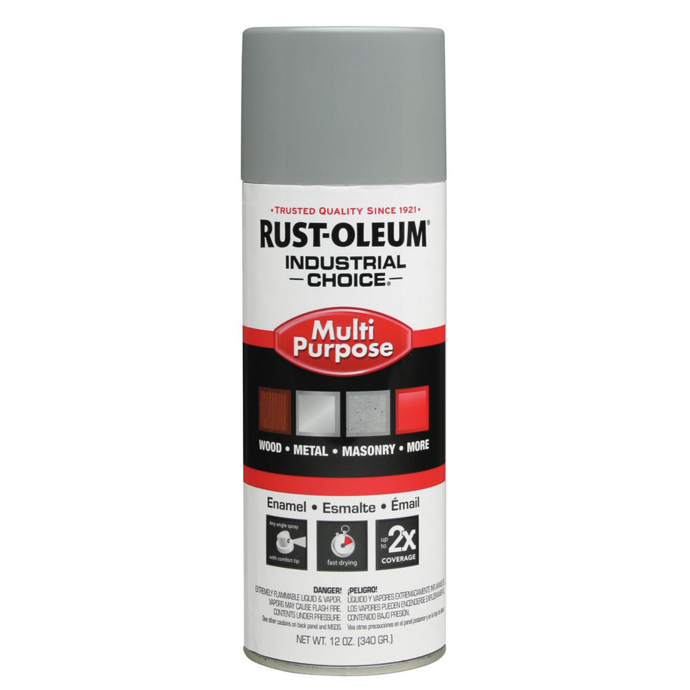 Rust-Oleum Enamel Spray Paint: Dull Aluminum, 12 oz - 1614830