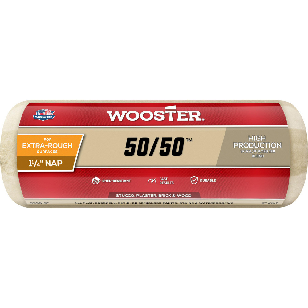Wooster Brush Paint Roller Cover: 3/4" Nap, 18" Wide - R296-18