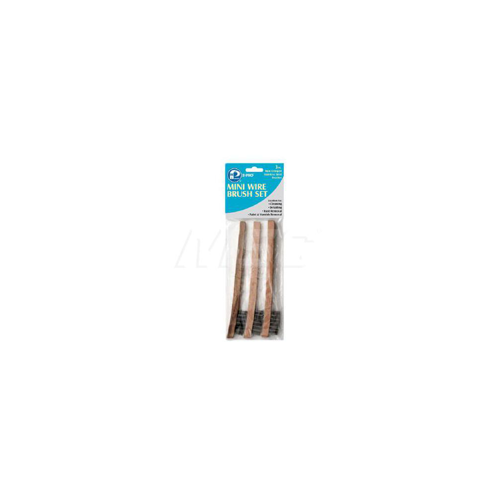 Premier Paint Roller 3 Piece Stainless Steel Surface Preparation Wire Brush - AR10214