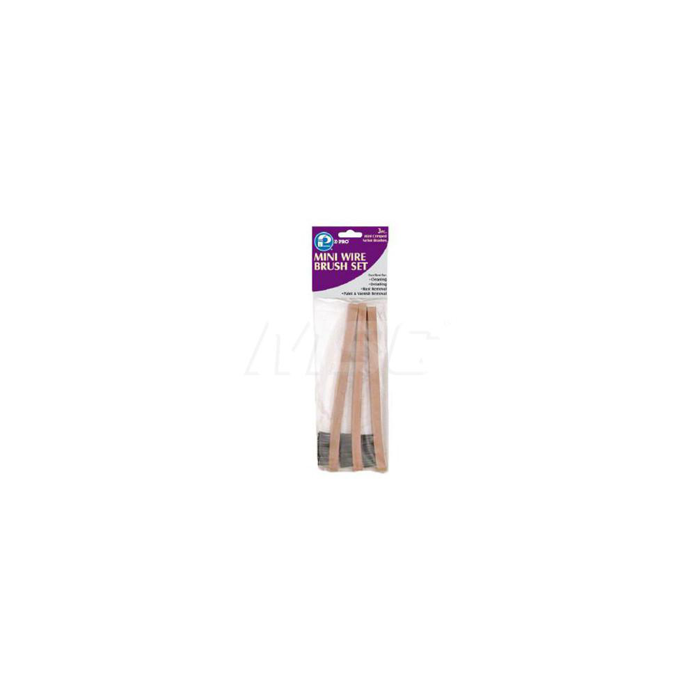 Premier Paint Roller 3 Piece Stainless Steel Surface Preparation Wire Brush - AR10214