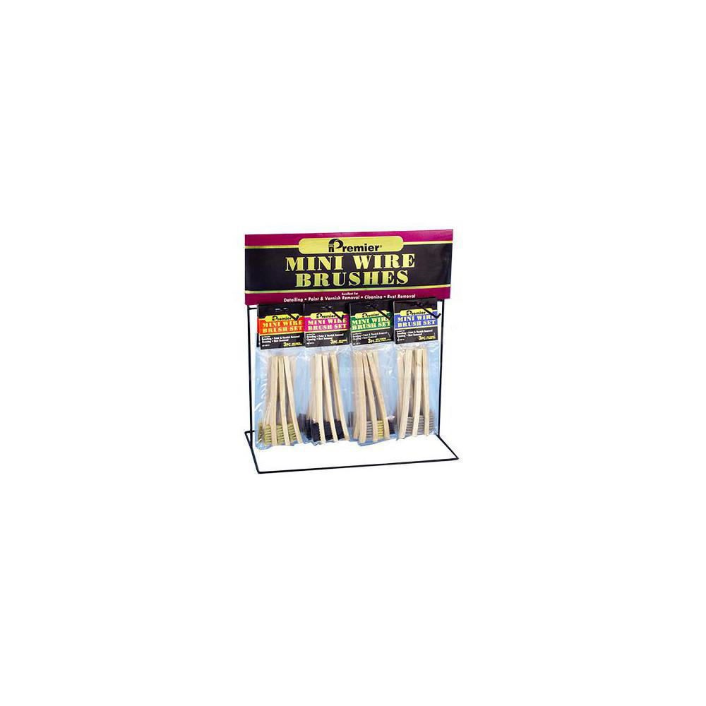 Premier Paint Roller 3 Piece Stainless Steel Surface Preparation Wire Brush - AR10214