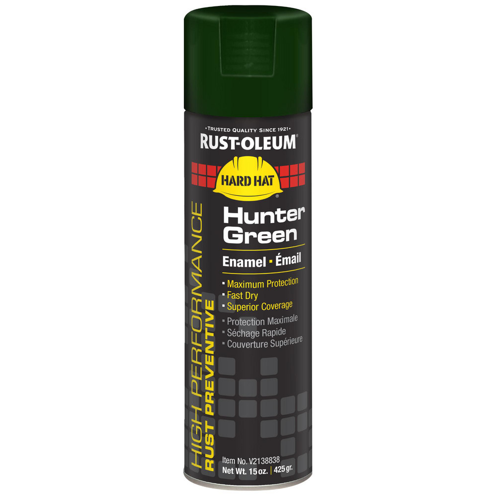 Krylon Spray Paint: Green, Gloss, 12 oz Net Fill, Rustproof Enamel - K09223008