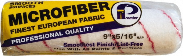 Premier Paint Roller Paint Roller Cover: 3/8" Nap, 9" Wide - 3PKMCR-38