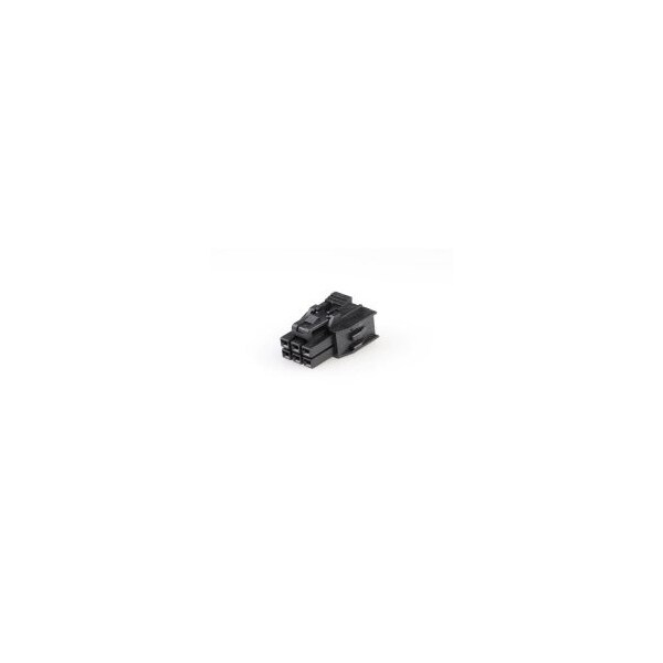 Molex NANOFIT RCPT HSG DLR 6CKT TPA BLK - 105308-1206
