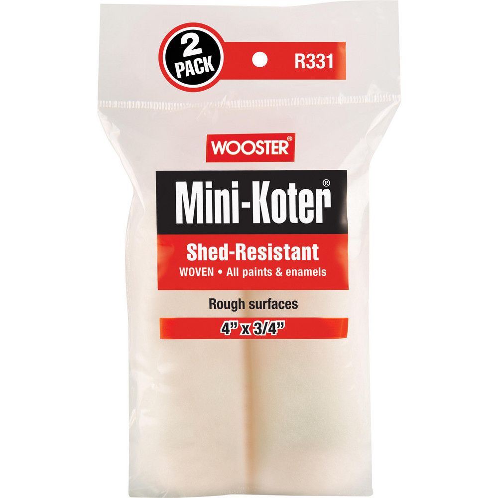 Wooster Brush Mini Paint Roller Cover: 1/2" Nap, 4" Wide - R229-4