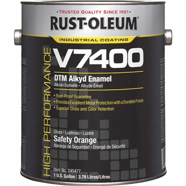 Rust-Oleum Industrial Enamel Paint: 1 gal, Gloss Finish, Deep Base - 245518