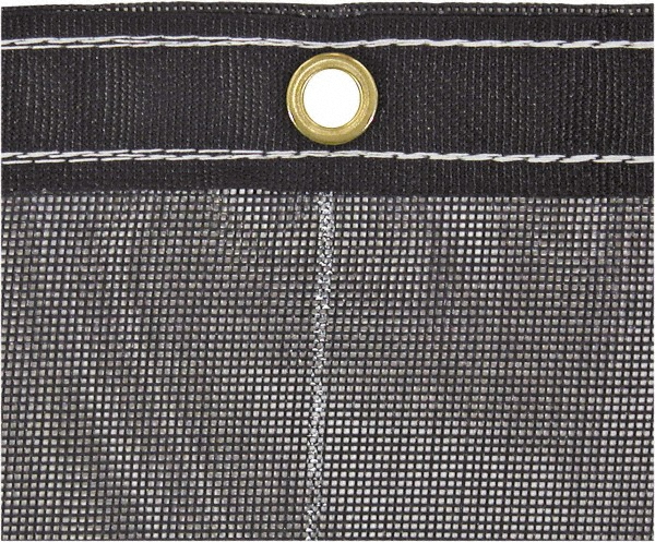 Buyers Products Tarp/Dust Cover: Black, Polyester & Vinyl, 22' Long x 8' Wide, 9 to 10 mil - 3009892