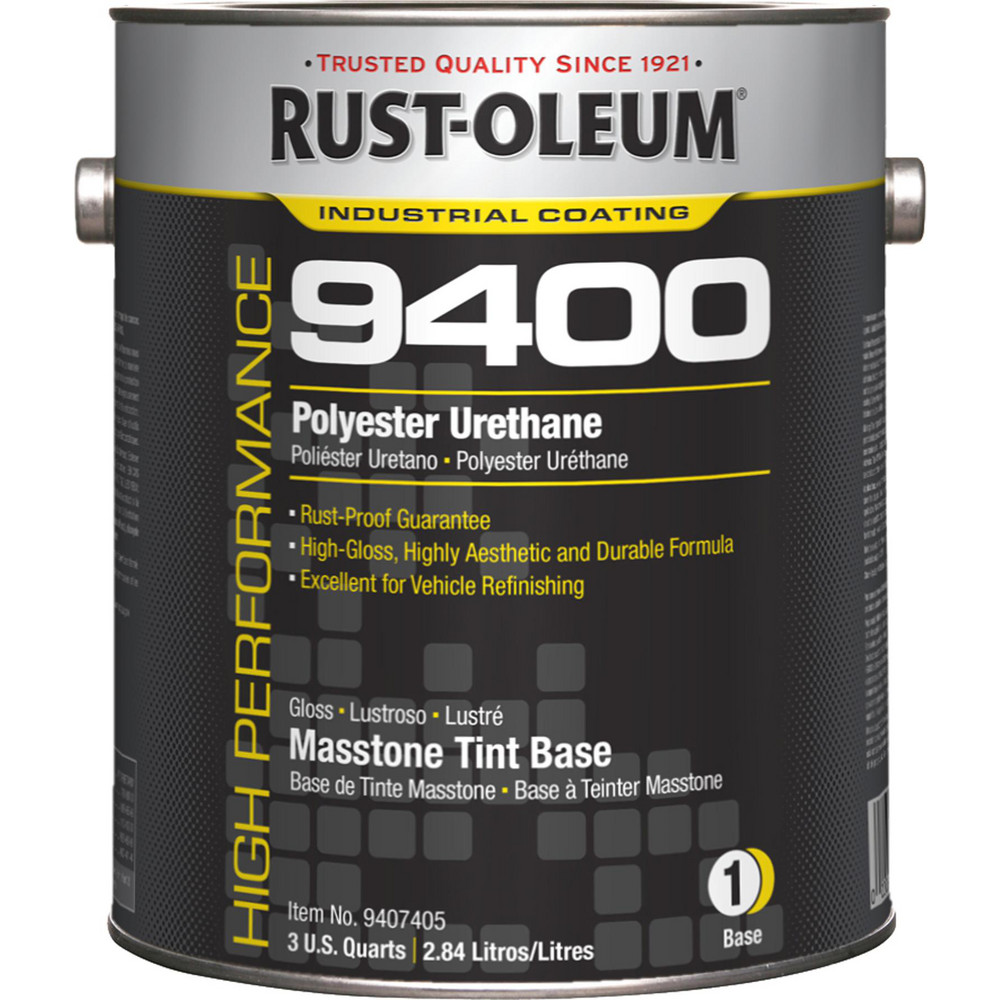 Rust-Oleum Industrial Enamel Paint: 1 gal, High-Gloss Finish, Masstone - 9407405
