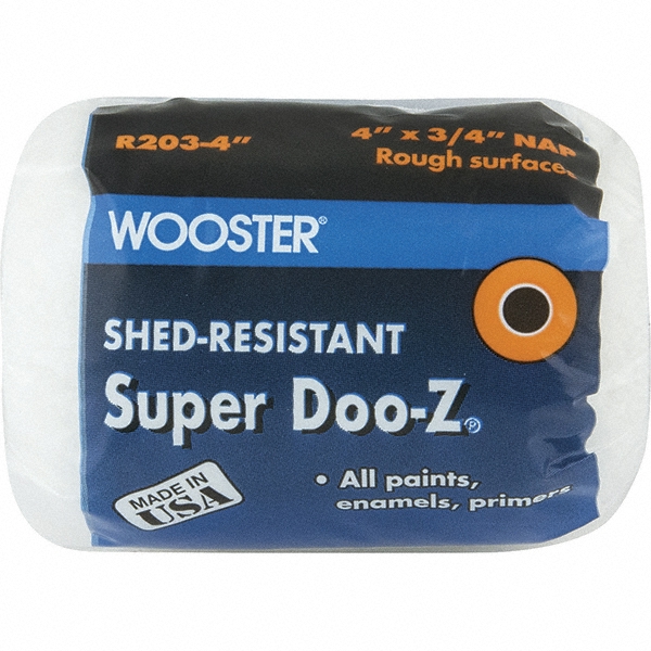 Wooster Brush Paint Roller Cover: 1/2" Nap, 4" Wide - R204-4