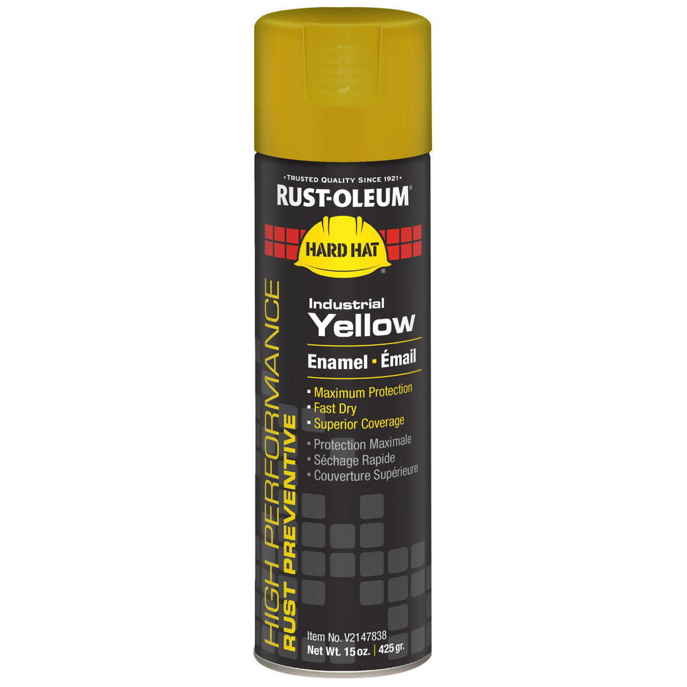 Rust-Oleum Spray Paint: Yellow, Gloss, 15 oz Net Fill, Enamel - V2147838