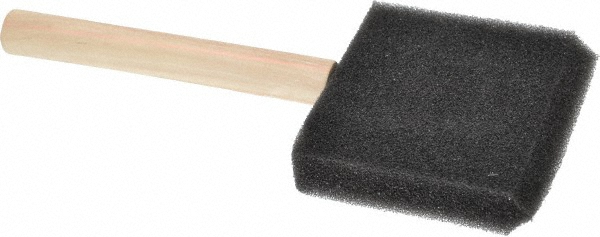 Premier Paint Roller Paint Brush: 3" Wide, Foam, Synthetic Bristle - HDF-30