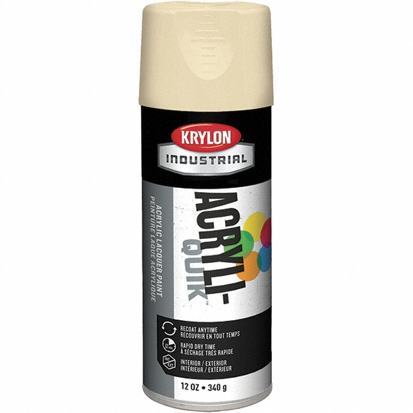 Krylon Lacquer Spray Paint: Almond, Gloss, 16 oz - K01506A07