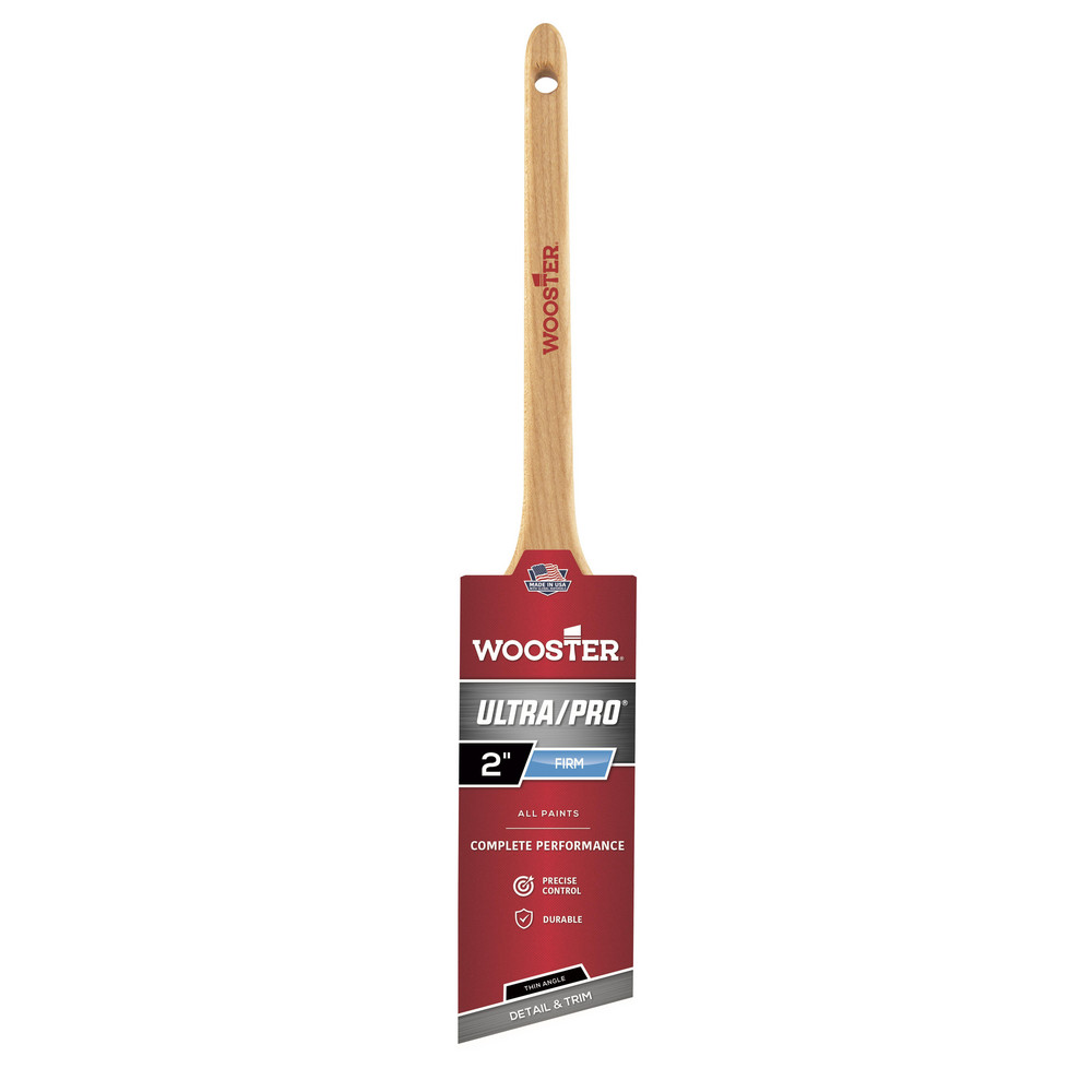 Wooster Brush Paint Brush: 1" Wide, Polyester, Synthetic Bristle - 5234-1