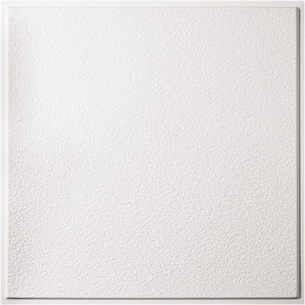 Genesis Genesis Dri fts Vinyl Lay In Ceiling Tile, 2 ft x 2 ft, White, Carton of 12 - 751-00