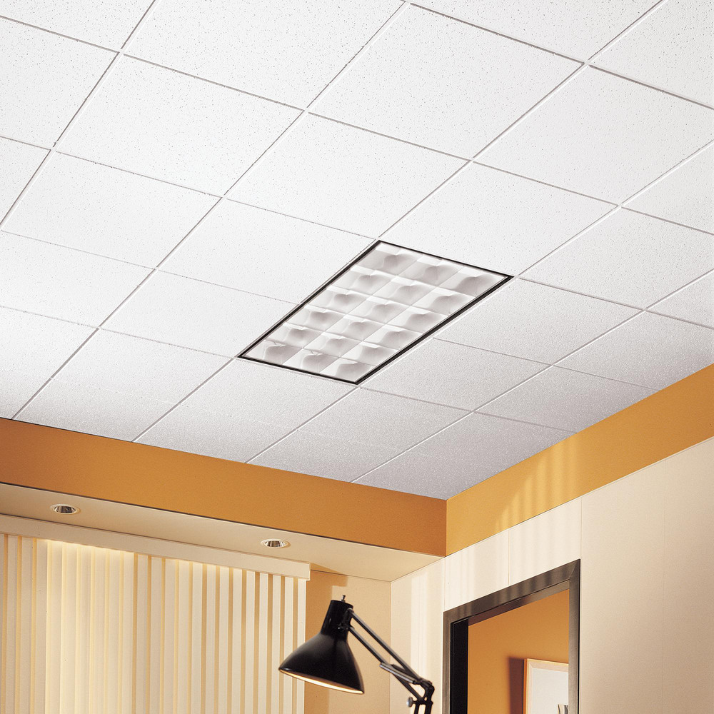 Armstrong World 24X3/4X48" WHT 8/PK CORTEGA CEILING TILE - 2758C