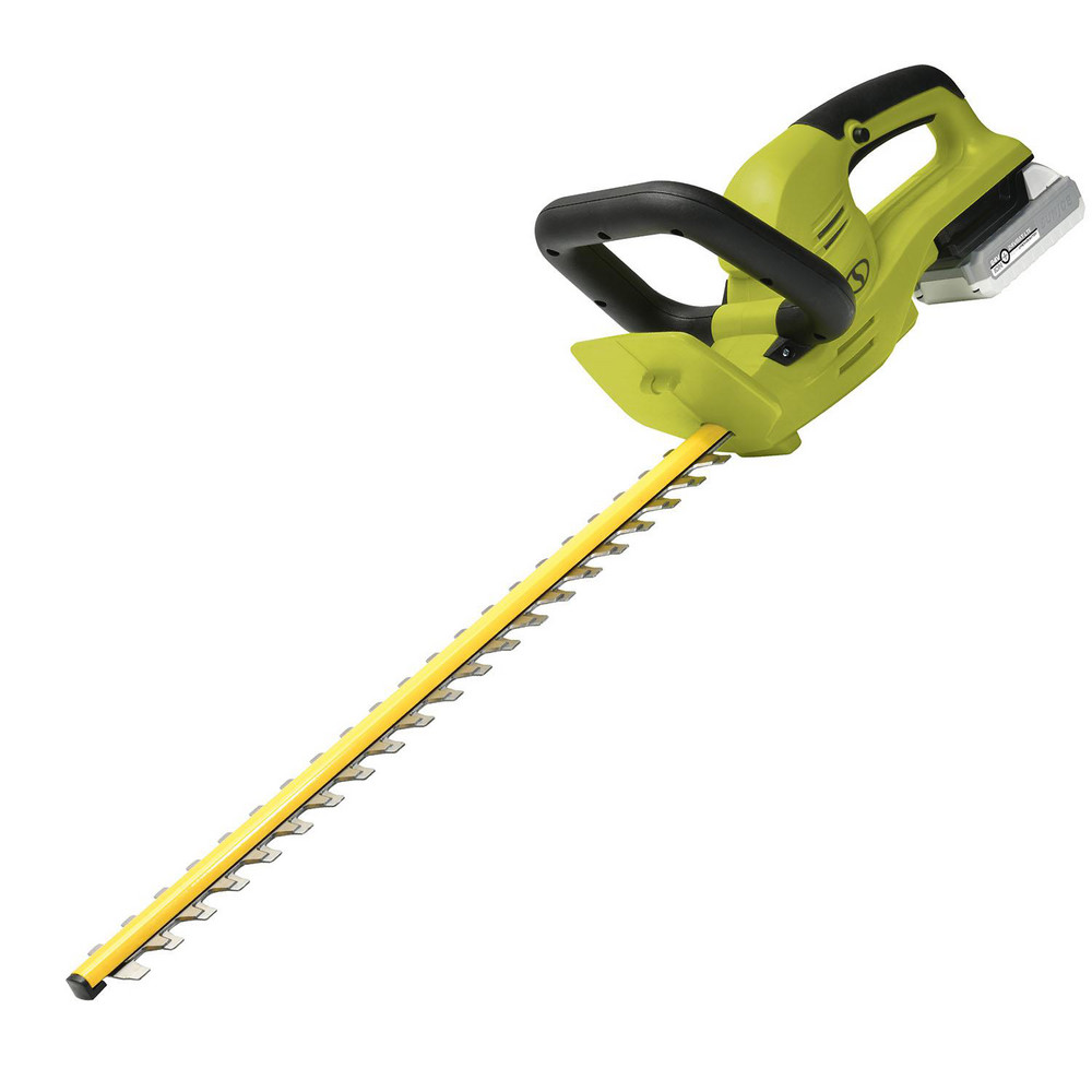 SnowJoe Hedge Trimmer: Battery Power, Double-Sided Blade, 22" Cutting Width - 24V-HT22-LTE