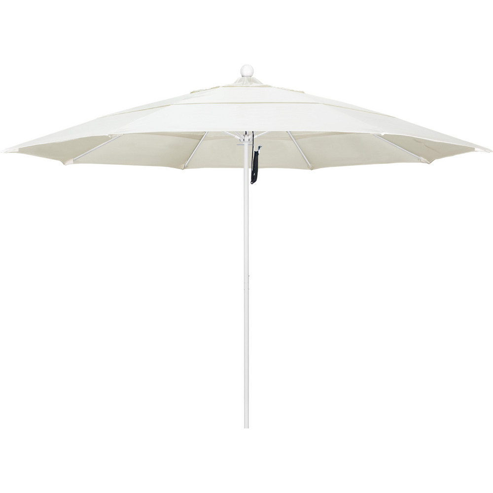 California Umbrella Patio Umbrella: 132" Dia, 8.917' High, Pacifica, Canvas, Aluminum Frame - 194061619360