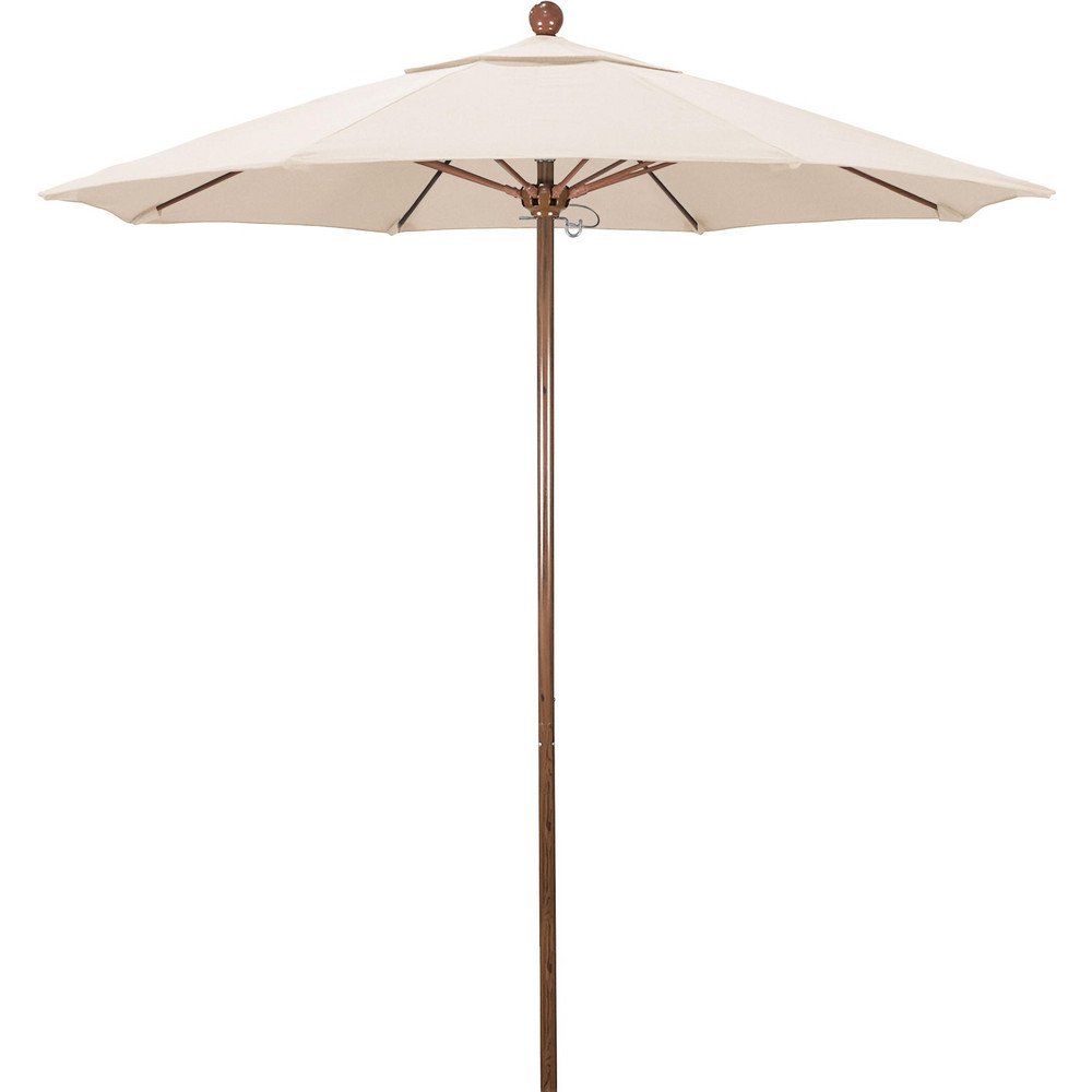 California Umbrella Patio Umbrella: 90" Dia, 8' High, Pacifica, Canvas, Aluminum Frame - 194061620533