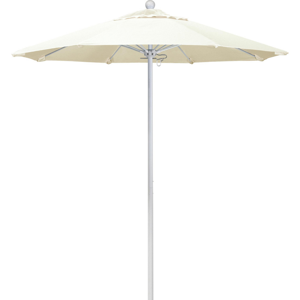 California Umbrella Patio Umbrella: 90" Dia, 8' High, Pacifica, Canvas, Aluminum Frame - 194061620533