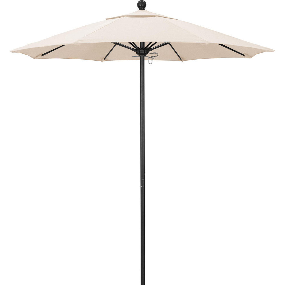 California Umbrella Patio Umbrella: 90" Dia, 8' High, Pacifica, Canvas, Aluminum Frame - 194061620533