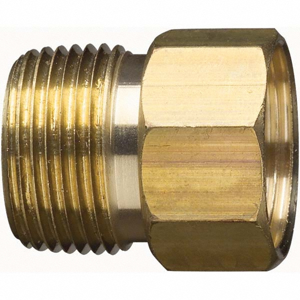 Value Collection Garden Hose Adapter: Male Hose to Male Pipe, 3/4 x 3/4", Brass - 12327
