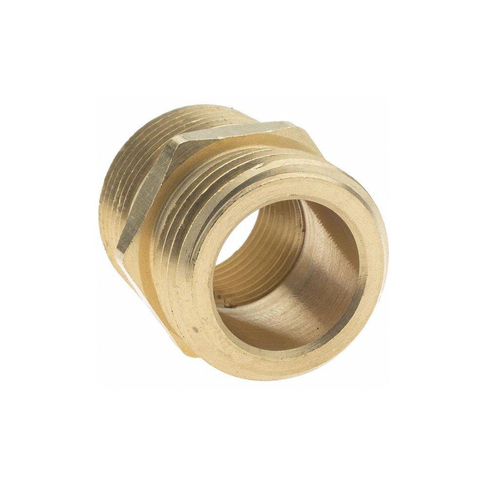 Value Collection Garden Hose Adapter: Male Hose to Male Pipe, 3/4 x 3/4", Brass - 12327