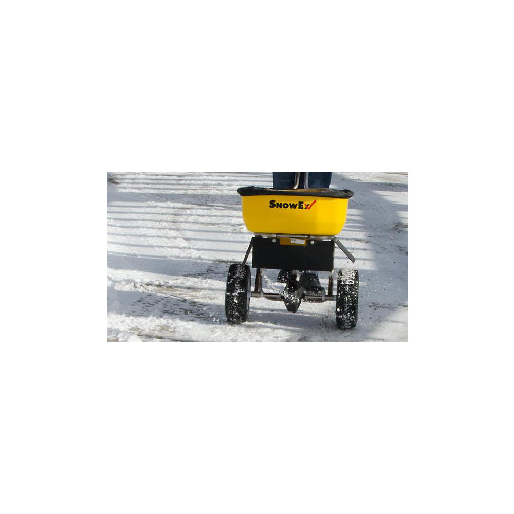 Trynex SNOWEX Manual Walk-Behind Spreader: Snow Removal & De-Icing, 100 lb Capacity, Steel, Polyethylene - SP-65